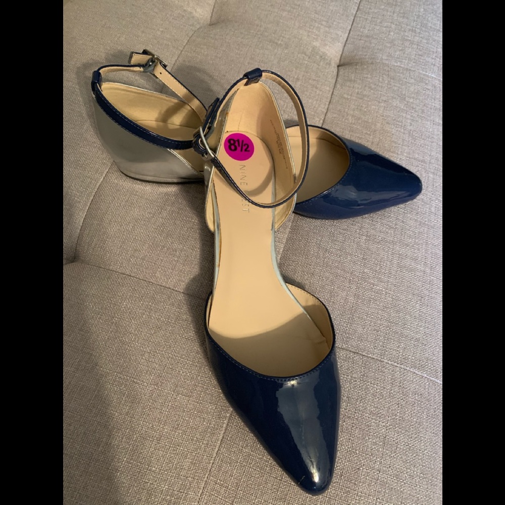 Nine west patent leather shoes
